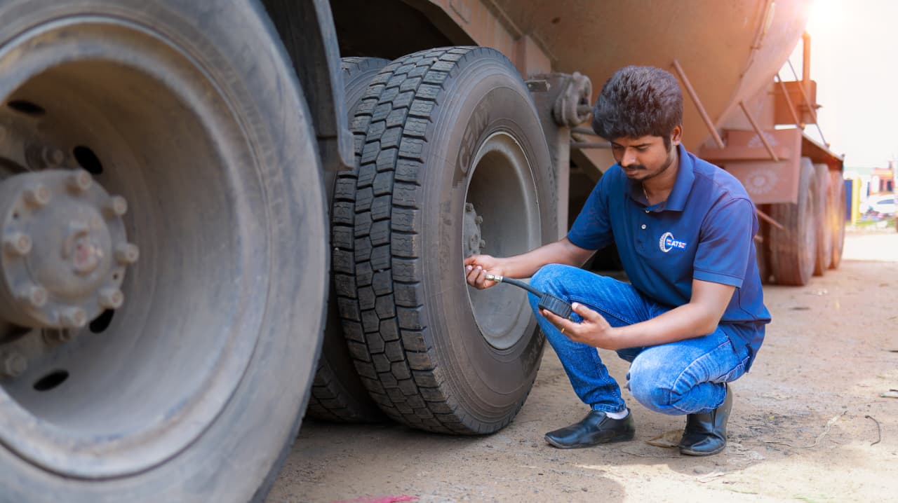 Tyre Pressure & Health Check - Fleet tyre inspection Chennai by ATS